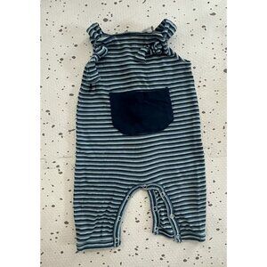 Kate Quinn organic Blue Stripe Romper